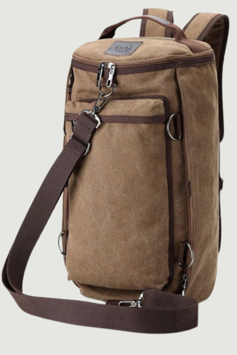 Riesige Reisetasche Für Herren Armeegrüner Umhängerucksack Multifunktionaler Canvas-rucksack Große Umhängetasche Für Männer