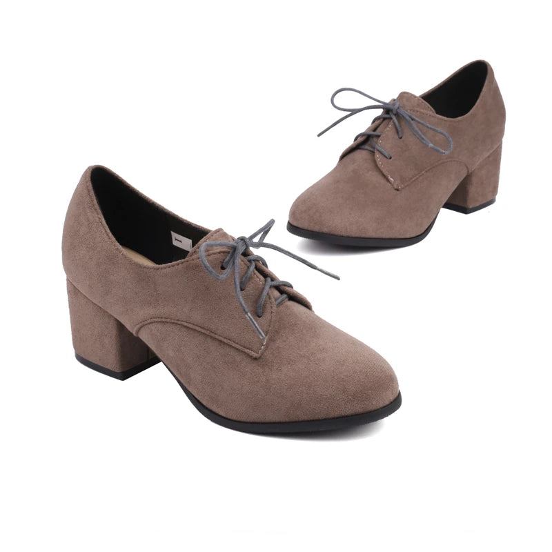 Elegante Damen-loafer Mit Niedrigem Absatz Oxford-partyschuhe Für Damen - schwarz