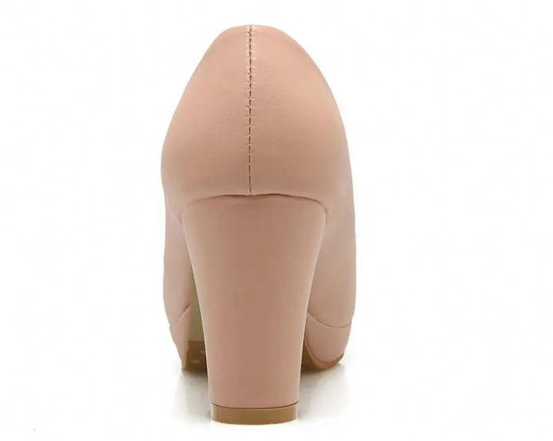 Schleife Pumps Für Damen Mit Hohen Absätzen Slipper Hochzeitsschuhe Für - Braun