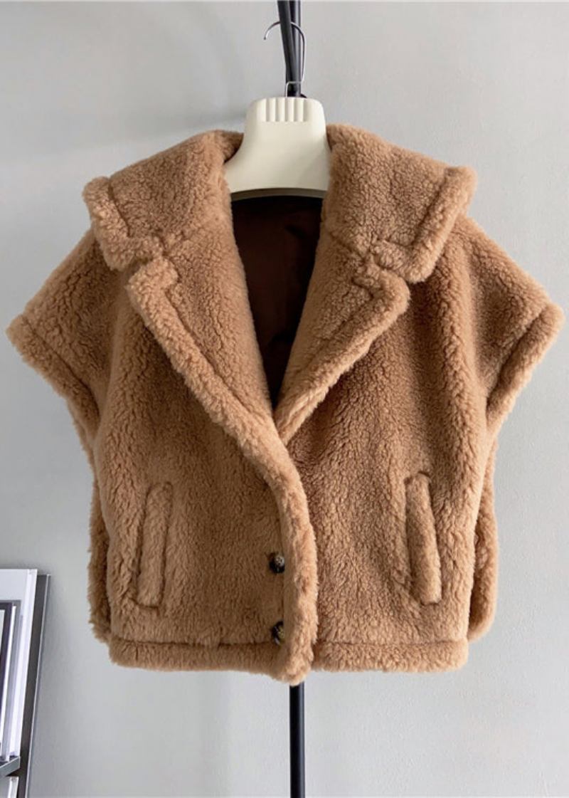 Modische Weiße Wolljacke Mit Matrosenkragen Und Umhangärmeln - Damen-Wintermäntel