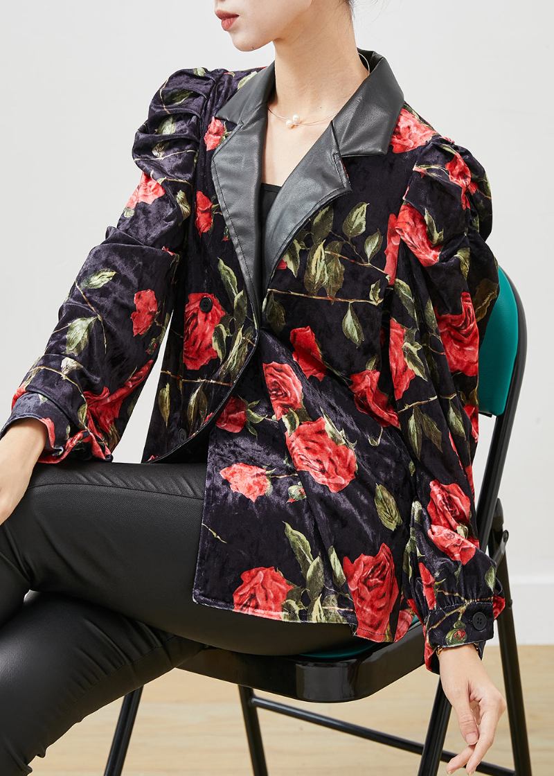 Taillierter Rosa Übergroßer Patchwork-wollmantel Mit Schleife Frühling - Damen-Wintermäntel