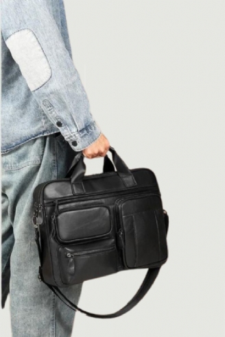 Aktentasche Für Herren Business Laptop Büro Messenger Bag Umhängetasche Handtasche