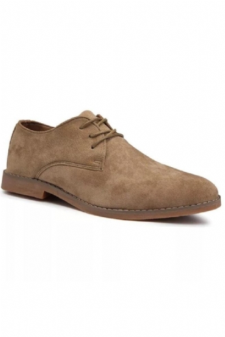 England-trendschuhe Für Herren Flock-oxford-leder Elegante Herrenschuhe Wasserdichte