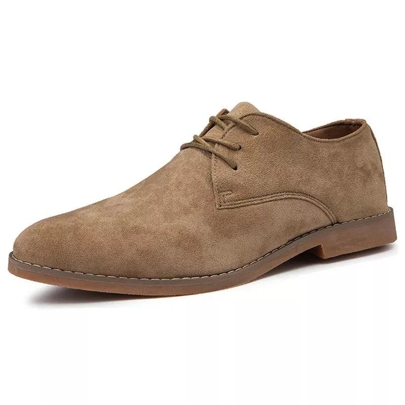 England-trendschuhe Für Herren Flock-oxford-leder Elegante Herrenschuhe Wasserdichte - Braun