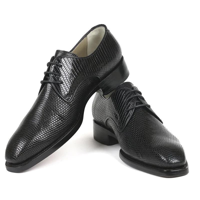 Formelle Büroschuhe Für Herren Schnürschuhe Aus Echtem Leder Business-designerschuhe Für - Schwarz