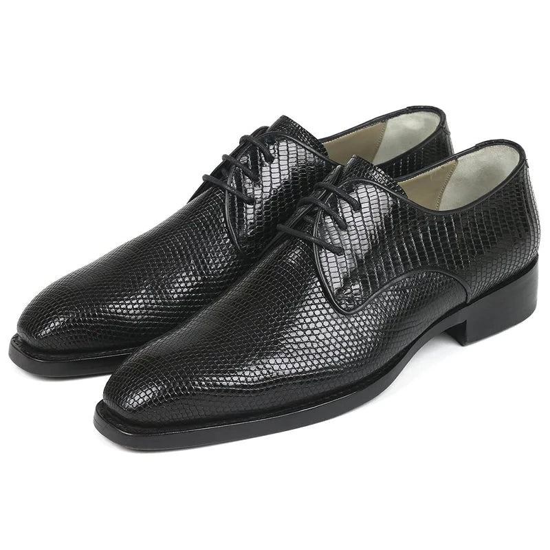 Formelle Büroschuhe Für Herren Schnürschuhe Aus Echtem Leder Business-designerschuhe Für - Schwarz