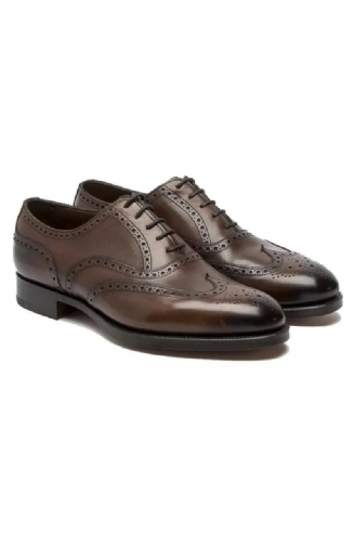 Hochzeitskleid Im Oxford-brogue-stil Formelle Beste Schuhe Fürs Büro Bräutigam Handgefertigte Business-designer-herrenschuhe