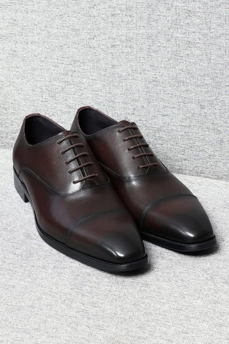 Luxus-oxford-schuhe Aus Italien Hochwertig Elegant Natürlich Für Herren Formelle Business-schuhe In Fester Farbe