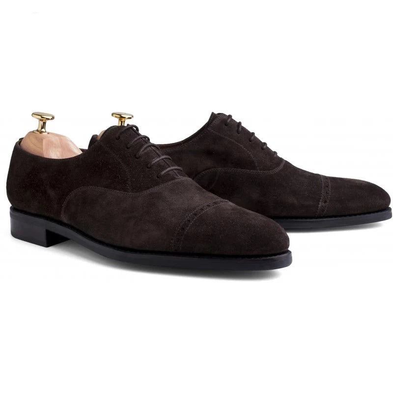 Oxford-designerschuhe Formelle Herrenschuhe Hochzeitsschuhe Im Business-stil Luxuriöse Handgefertigte Lederschuhe Für Herren - Dunkel Braun